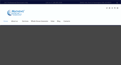 Desktop Screenshot of mathewselectricinc.com